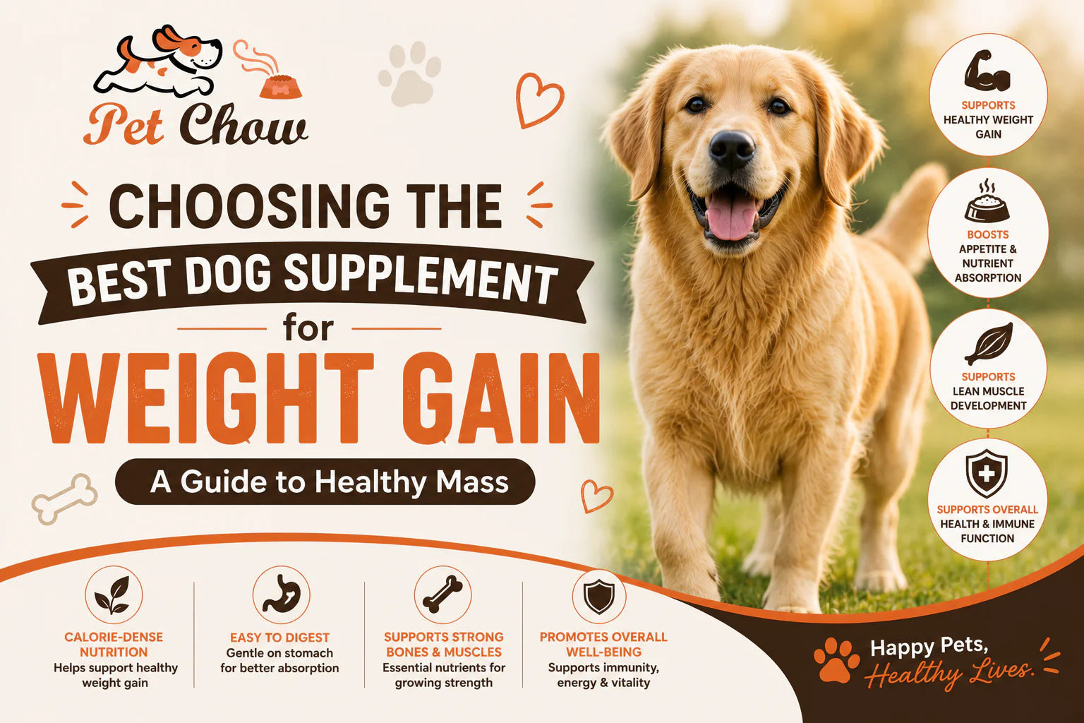 Best Dog Supplement for Weight Gain