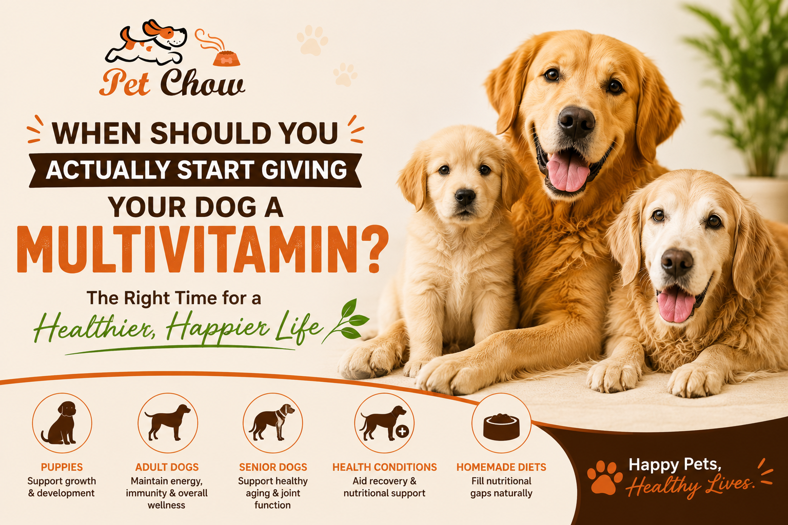 When Should You Actually Start Giving Your Dog a Multivitamin?