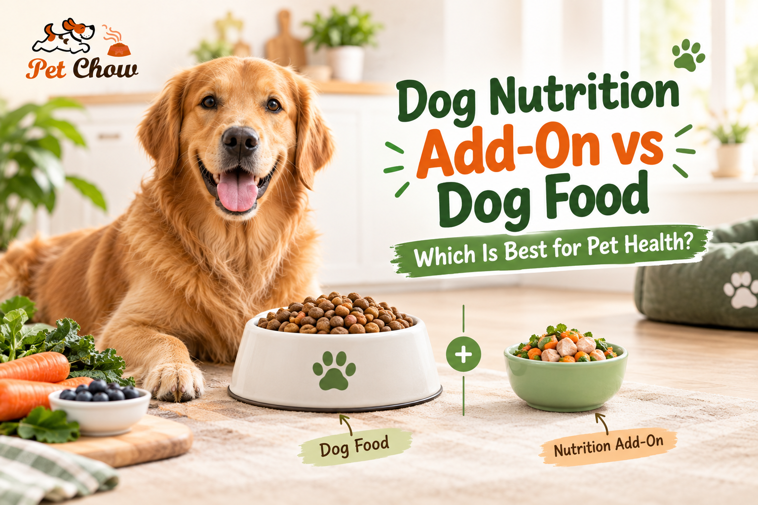 Dog Nutrition Add-On vs Dog Food: Which Is Best for Pet Health?