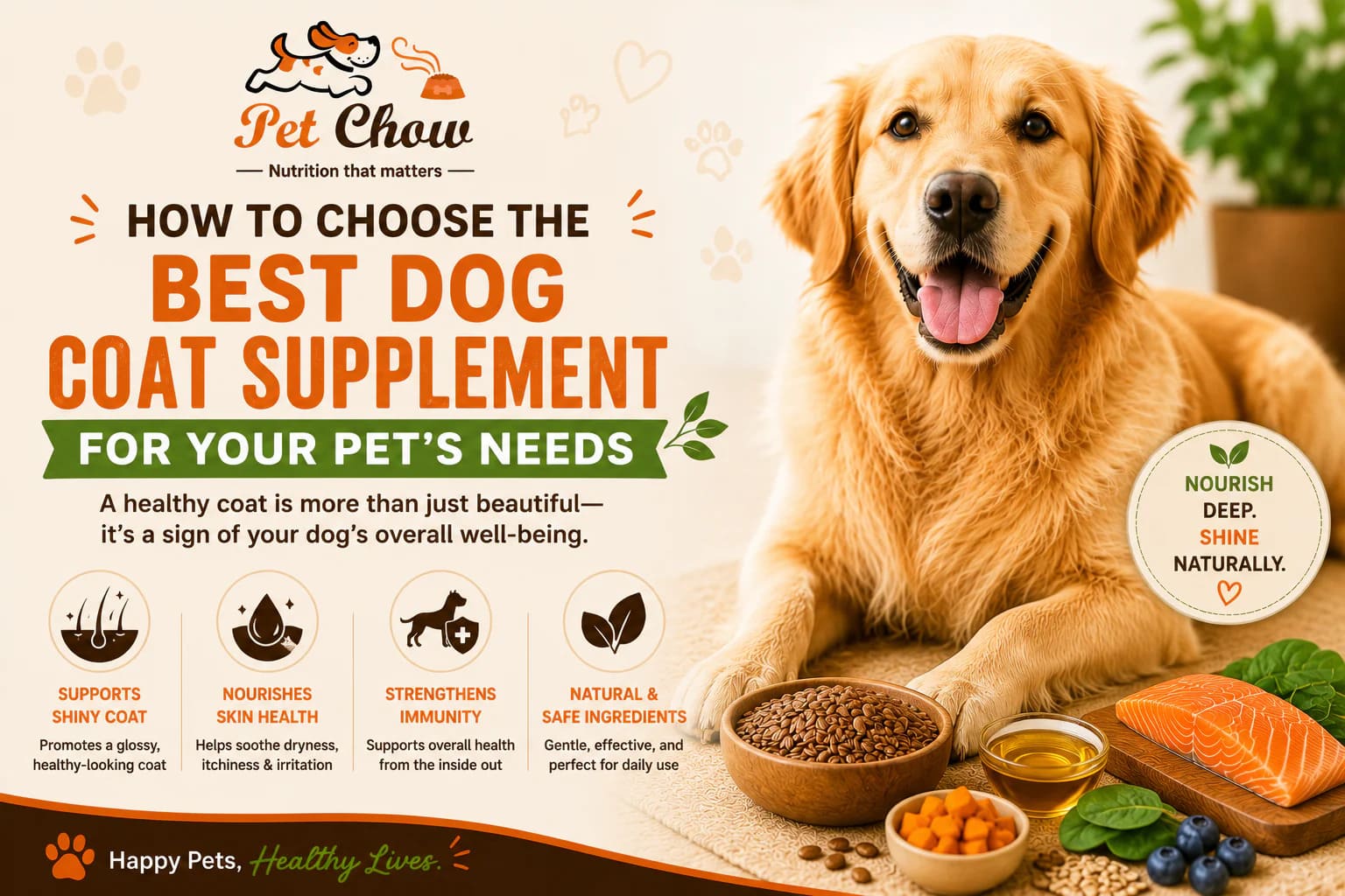 How to Choose the Best Dog Coat Supplement for Your Pet's Needs