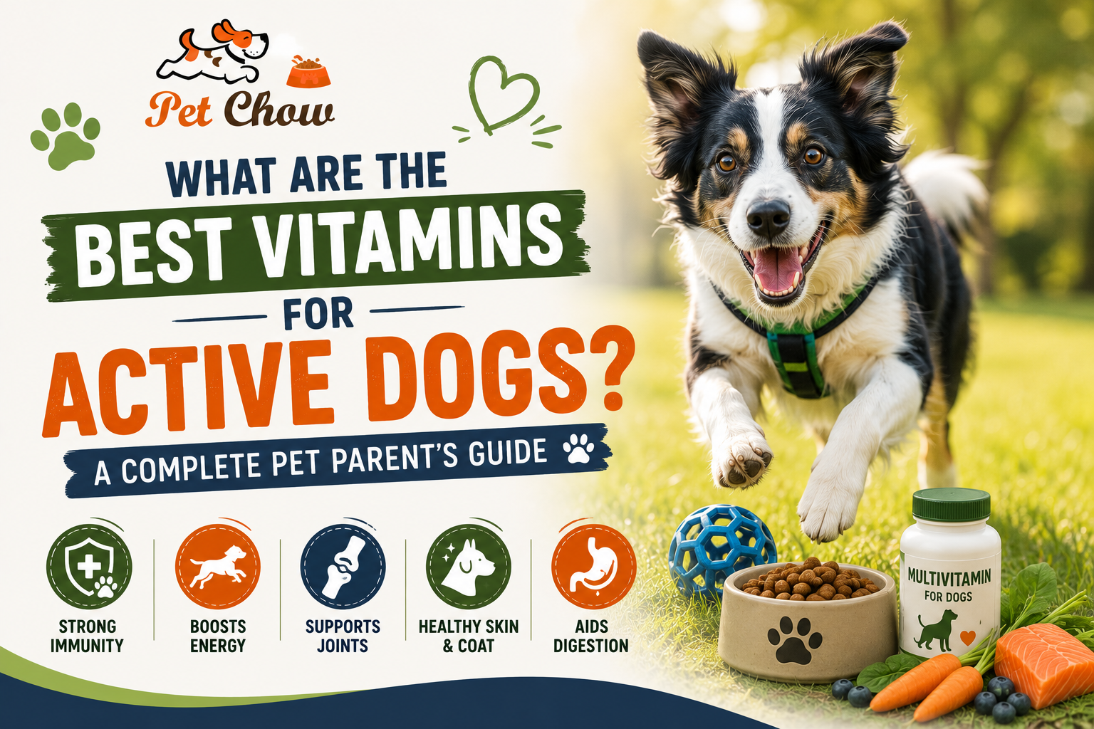 Best Vitamins for Active Dogs