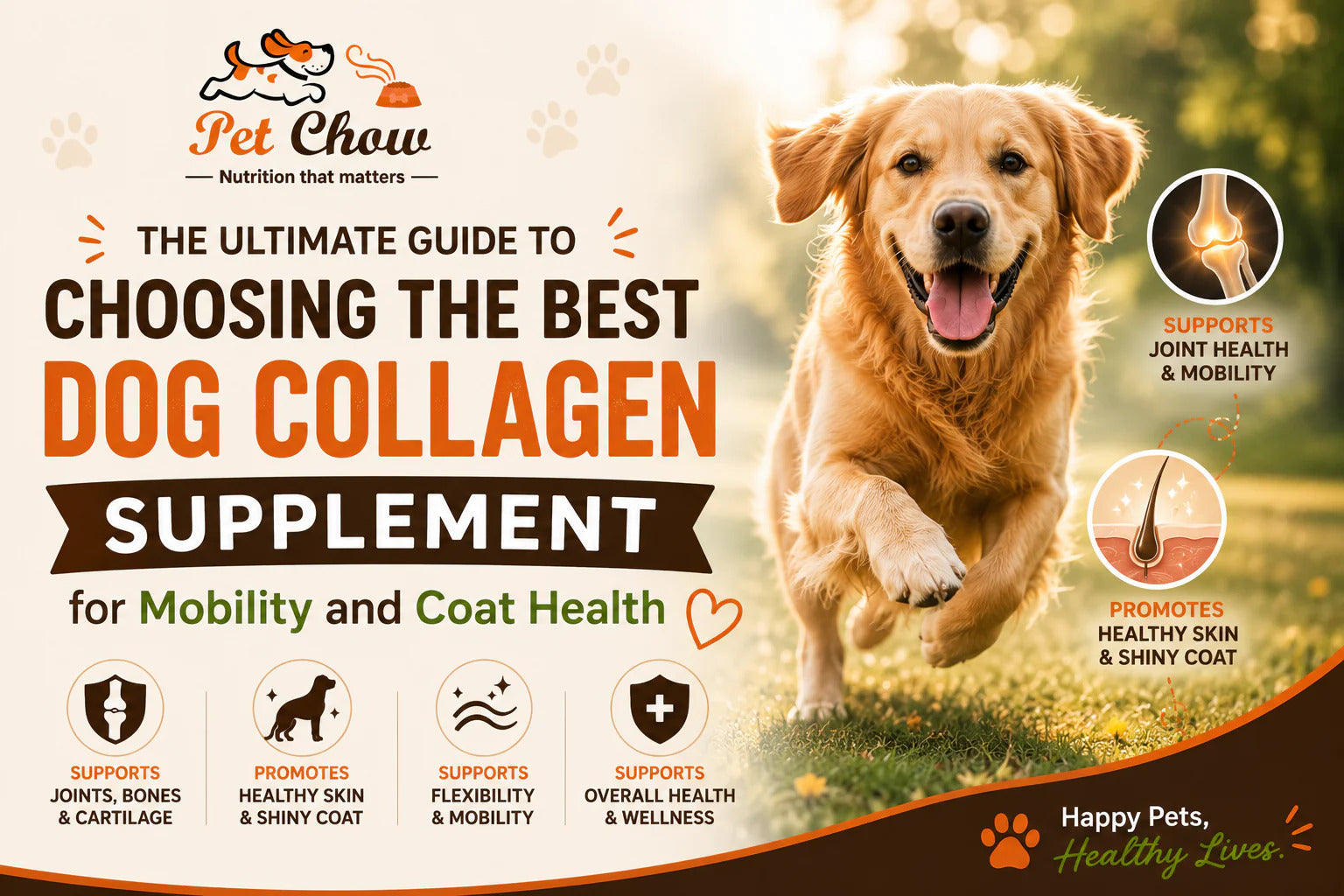 Choosing the Best Dog Collagen Supplement 
