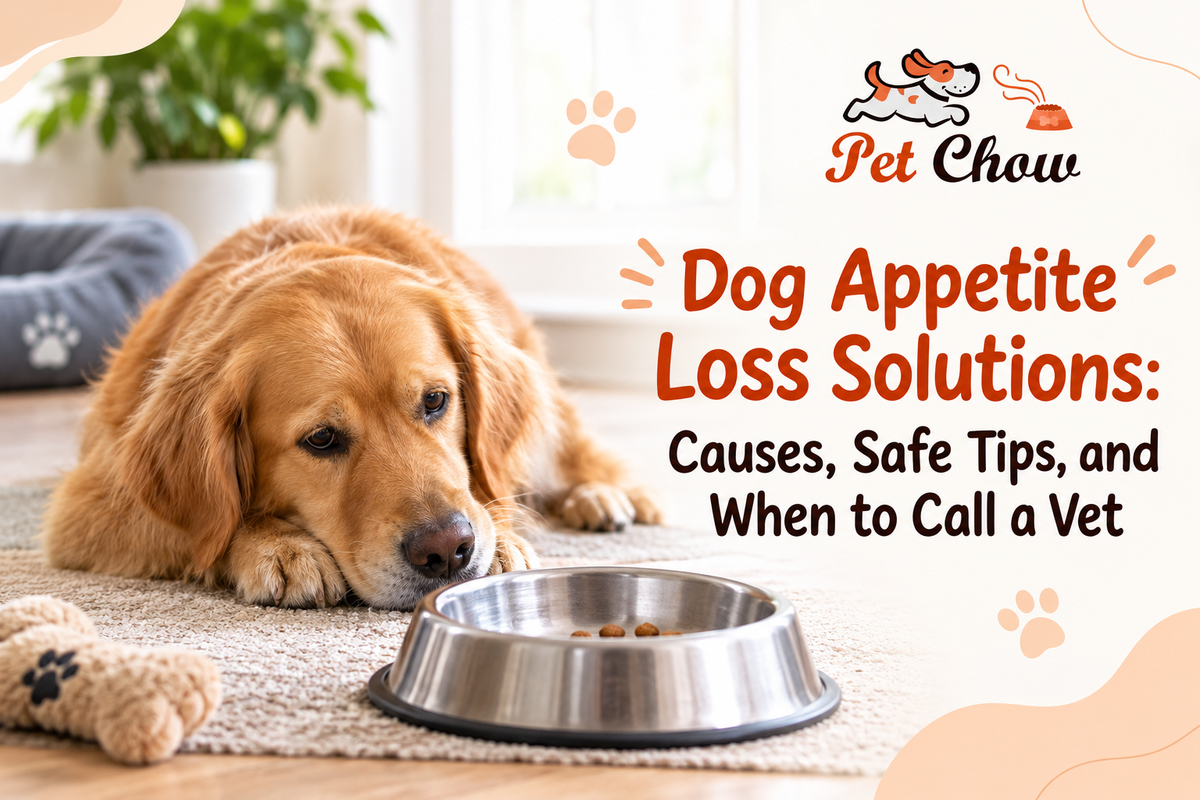Dog Appetite Loss Solutions: Causes, Safe Tips, and When to Call a Vet