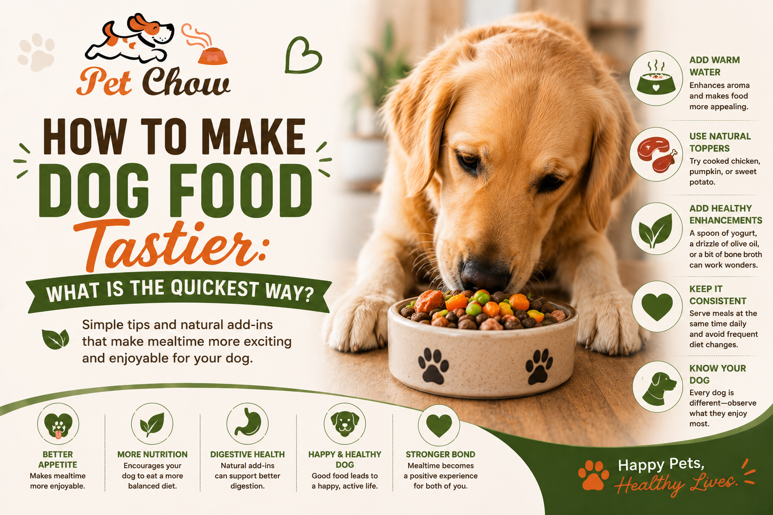 How to Make Dog Food Tastier: What Is the Quickest Way?