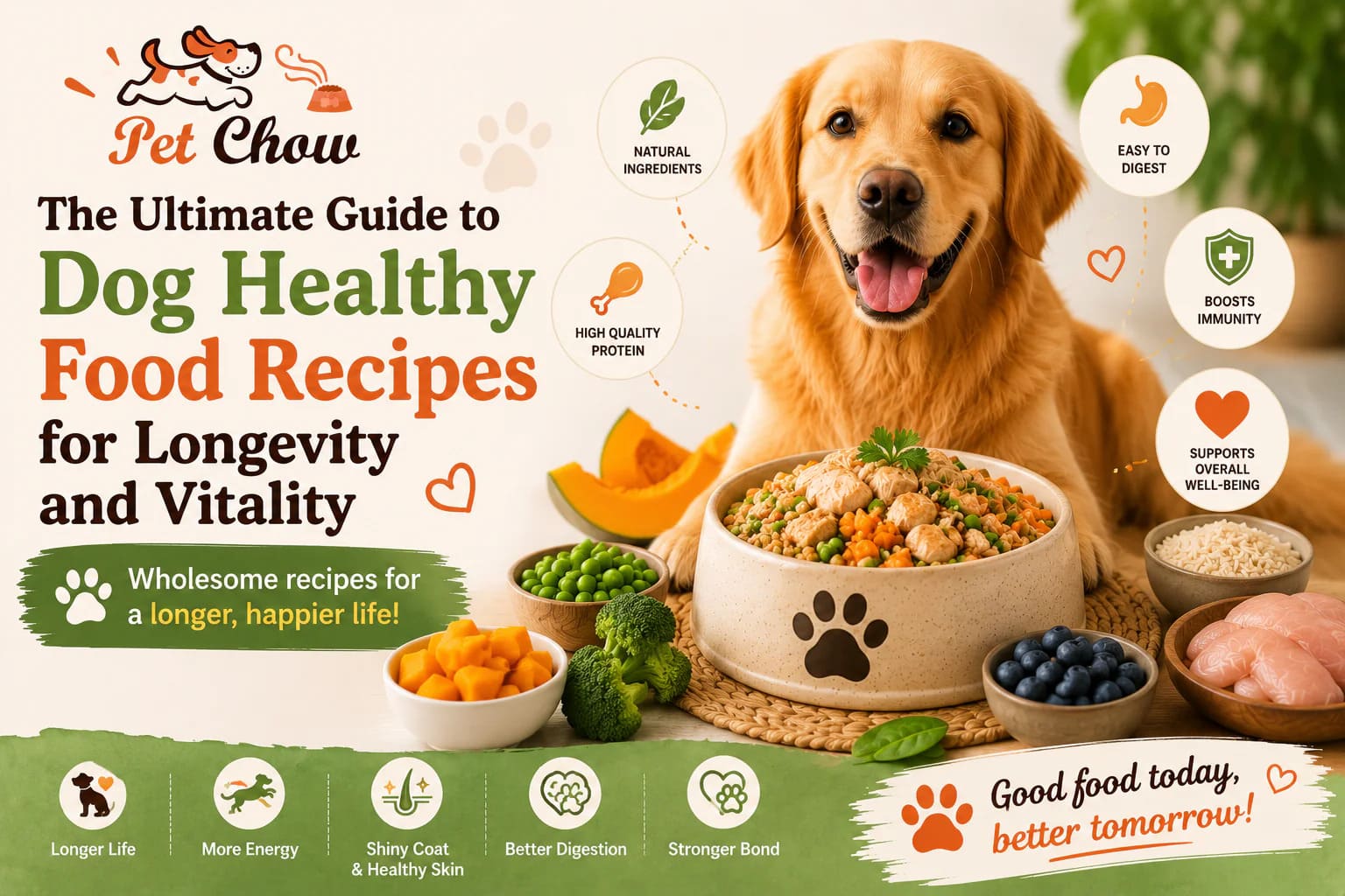 Dog Healthy Food Recipes for Longevity and Vitality