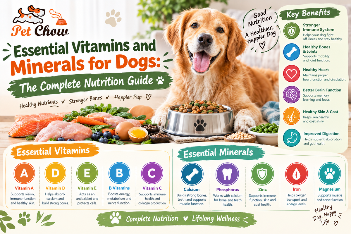 Essential Vitamins and Minerals for Dogs: The Complete Nutrition Guide