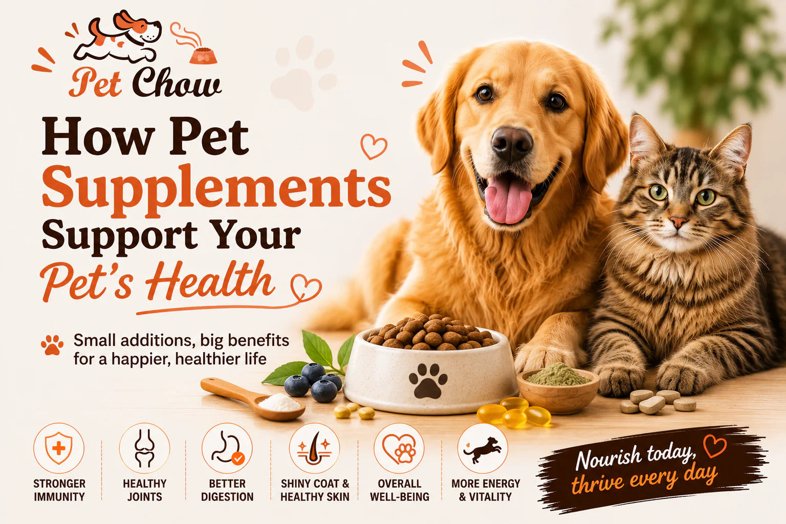 How Pet Supplements Support Your Pet’s Health