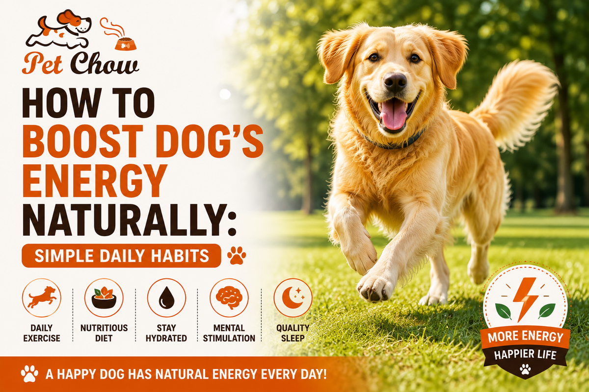 How to Boost Dog's Energy Naturally: Simple Daily Habits