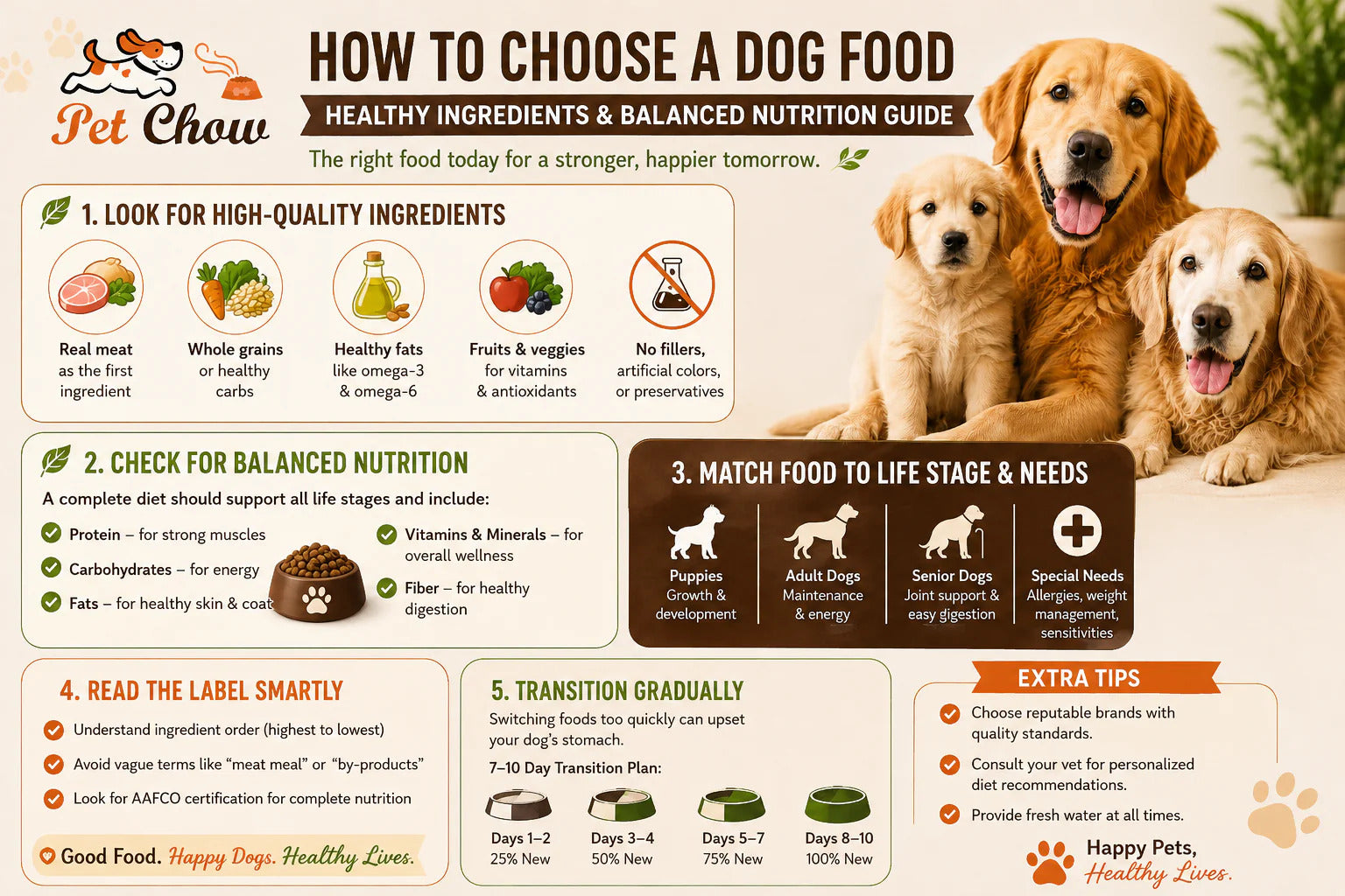 How to Choose a Dog Food Healthy Ingredients and Balanced Nutrition Guide