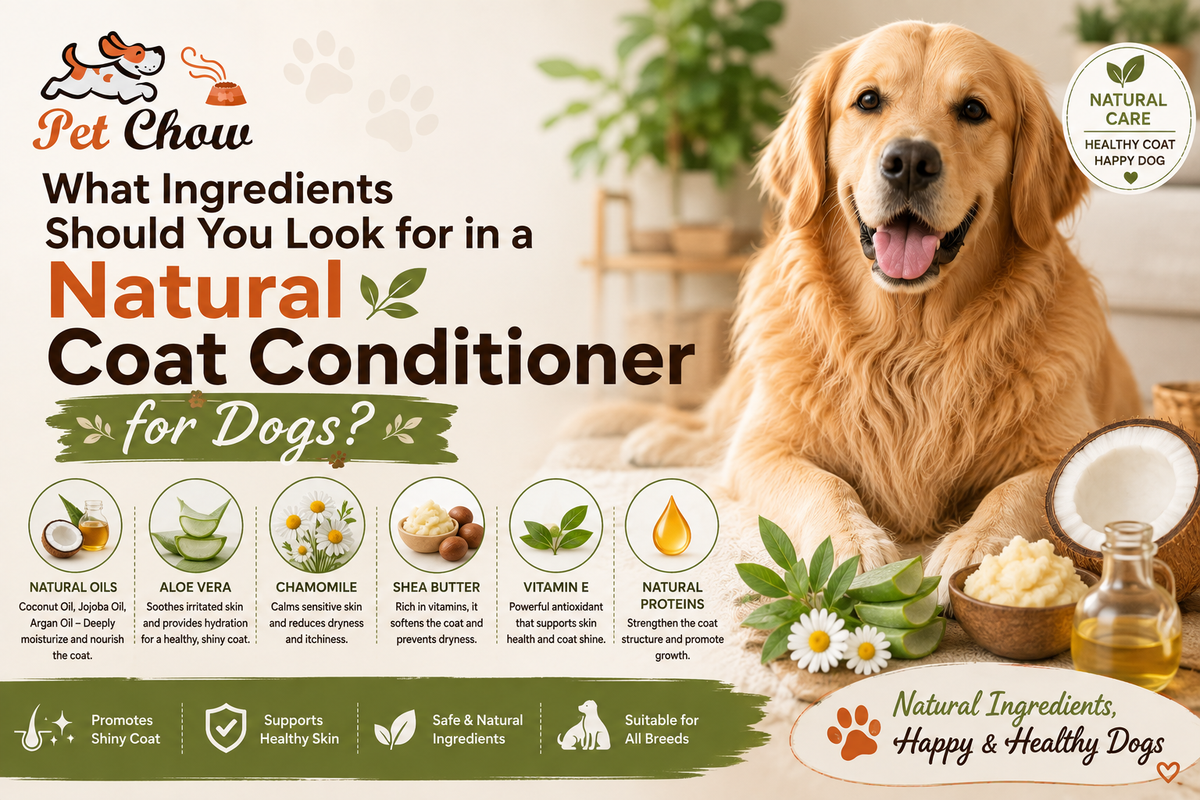 What Ingredients Should You Look for in a Natural Coat Conditioner for Dogs?