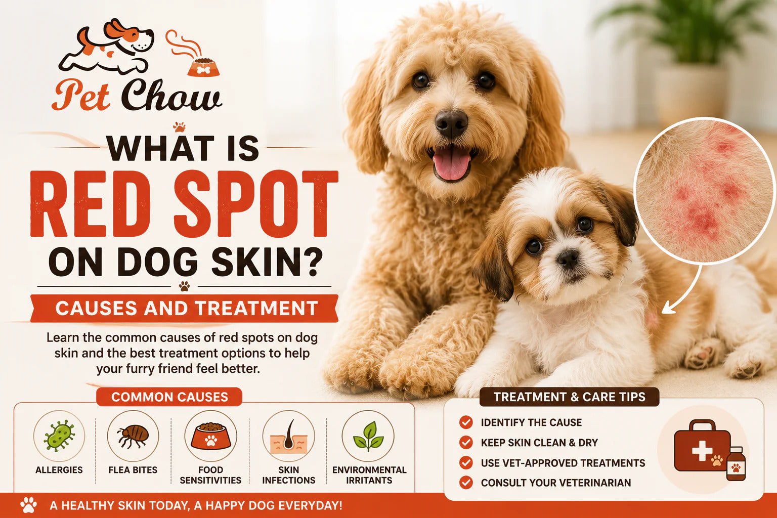 What Is Red Spot on Dog Skin? Causes and Treatment