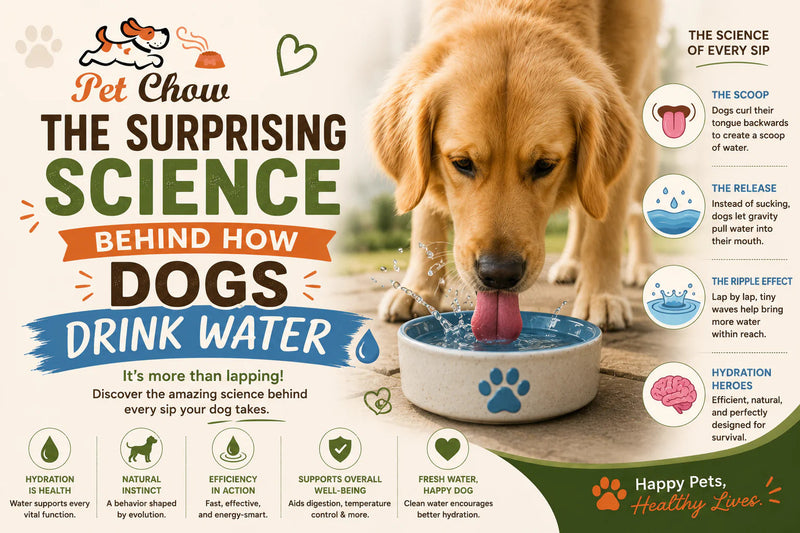 The Surprising Science Behind How Dogs Drink Water