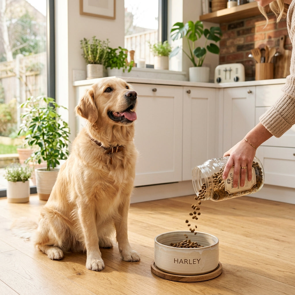 Adding PetChow to daily meals